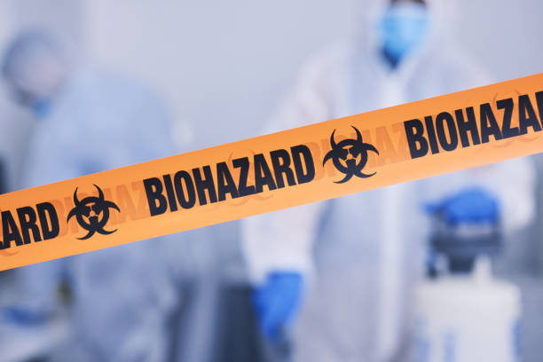 Professional Biohazard technician working in Paisley, FL